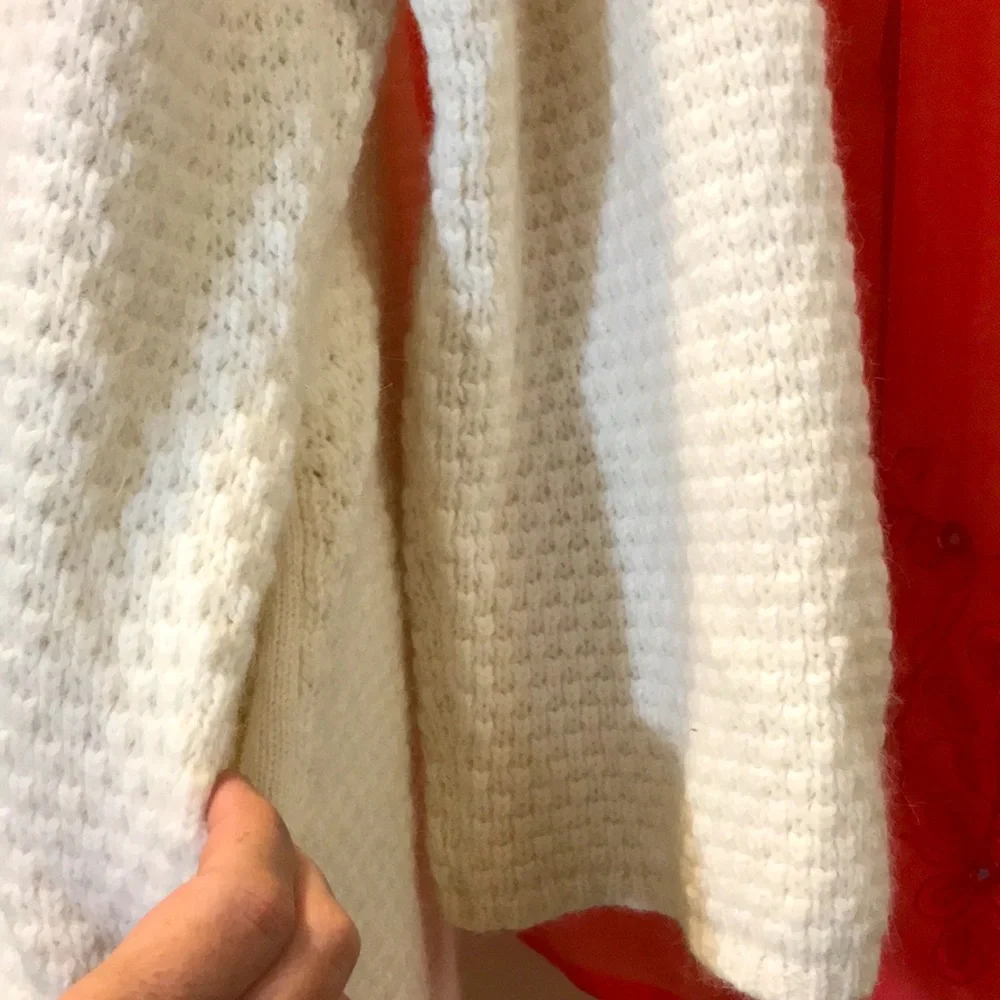 Stunning angora mix sweater coat, M/L - Picture 4 of 9